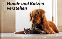 PM Marken Heft - Hunde Und Katzen Verstehen  Mit  8 Verschiedenen Marken  Lt. Scan Postfrisch - Timbres Personnalisés