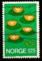 NORVEGE   -  1977 .  Y&T N° 693 Oblitéré.  Nénuphars - Used Stamps