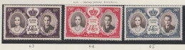 Monaco Poste Aérienne N° 063 à 65 ** La Série De 3 Valeurs Mariage Princier - Posta Aerea