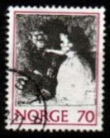 NORVEGE   -  1971  . Y&T N° 588 Oblitéré. - Used Stamps