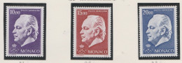 Monaco Poste Aérienne N° 097 à 99 ** La Série De 3 Valeurs Effigie Du Prince - Posta Aerea
