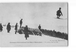 Concours International De Skis à MOREZ - Un Curieux Saut En Skis - Très Bon état - Morez