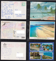 Spain 1997-98 3 Postcrads Private Mail IFCC, AIR MAIL, DCS  Stamp Via Switzerland, Dutch, Germany To Germany - Lettres & Documents