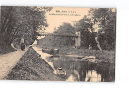 REDON - Le Canal Et Le Pont De La Fonderie - Très Bon état - Redon