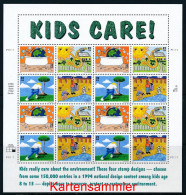 USA Mi. Nr. 2553-2556 Umwelttag: Kinderzeichnungen - Kleinbogen - Siehe Scan - Blocks & Sheetlets