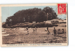 LA CHARITE SUR LOIRE - Un Coin De Plage Et Bâtiment De L'Escale D'Hydravion - Très Bon état - La Charité Sur Loire