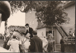 Original Foto Vom Reitturnier In Aachen, Brigitte SCHOCKAERT (B) Auf Chaitane 1960 ( 437  ) - Paardensport