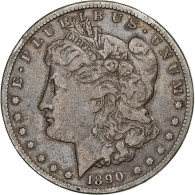 États-Unis, Dollar, Morgan, 1890, Carson City, Argent, TB+, KM:110 - 1878-1921: Morgan