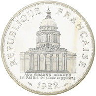 France, 100 Francs, Panthéon, 1982, Monnaie De Paris, BE, Piéfort, Argent - 100 Francs