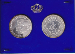 MONEDAS DE PLATA DE PRUEBA DE ESPAÑA DE 500 PESETAS DEL AÑO 1987 EN ESTUCHE ORIGINAL (COIN) - Mint Sets & Proof Sets