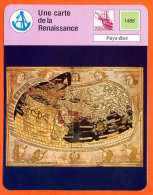 Une Carte De La Renaissance Pays Bas  Explorations Et Découvertes Fiche Illustrée Cousteau N° 2757 - Barche