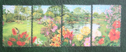 Flowers And Gardens 2000 (Mi 1908-1911 Yv 1816 B-E) Used Gebruikt Oblitere Australia Australien Australie - Usados