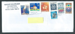 Canada - 1 Cover- Marché Philatélique - 7 Stamps - (5 Semi-postal) - Gebraucht