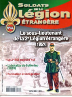N° 64 Sous Lieutenant 2° Legion Etrangere , 2° REI , Bataille Solferino , Formation ,  Soldats Légion étrangère - French