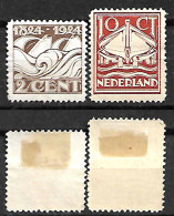 NETHERLANDS STAMPS 1924 Sc.#140-141, MN - Unused Stamps