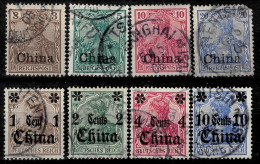 German Post China Year 1901 / 1905 Stamps Used - China (offices)