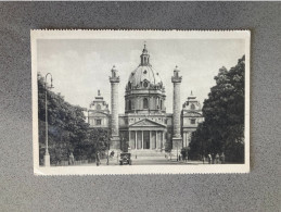 Wien Karlskirche Carte Postale Postcard - Iglesias