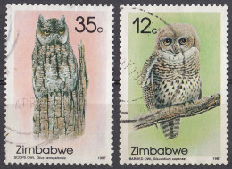 ZIMBABWE - 1987 - Lotto Composto Da 2 Valori Usati: Yvert 134 E 137. - Zimbabwe (1980-...)