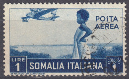 SOMALIA - 1936 - Yvert Posta Aerea 22. Usato. - Somalia