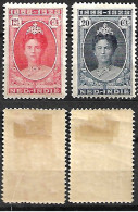 NETHERLANDS INDIES STAMPS 1923 Sc.#152-153, MH - Niederländisch-Indien