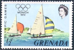 460 Grenada Munich 72 Voilier Sailing Ship MNH ** Neuf SC (GRE-3b) - Ships