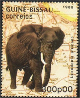 406 Guinée Bissau Elephant Elefant Elefante Olifant Norsu MNH ** Neuf SC (GBI-41a) - Eléphants