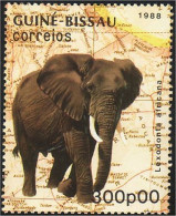 406 Guinée Bissau Elephant Elefant Elefante Olifant Norsu MNH ** Neuf SC (GBI-41b) - Elefantes