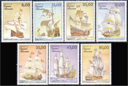 406 Guinée Bissau Voiliers Sailing Ships Santa Maria Mayflower Colomb Columbus MNH ** Neuf SC (GBI-16b) - Ships