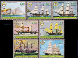 405 Guinée Tall Ships Voiliers Sailing Ships Schiffe MNH ** Neuf SC (GEQ-4b) - Ships