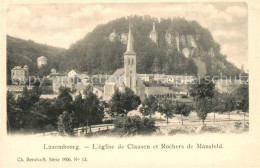 43348404 LUXEMBOURG__Luxemburg Eglise De Clausen Et Rochers De Mansfeld - Andere & Zonder Classificatie