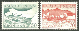 464 Greenland Mail-carrying Kayak Rowboat Barque Rames MNH ** Neuf SC (GRN-4) - Ships