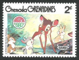 462 Grenada Disney Bambi Lapin Rabbit Hare Hase Conejo Coniglio Kaninchen MNH ** Neuf SC (GRG-113) - Conigli