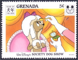460 Grenada Disney Dog Show Salon Chien Bichon MNH ** Neuf SC (GRE-88c) - Chiens