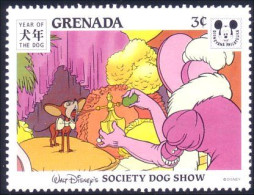 460 Grenada Disney Dog Show Salon Chien Chihuahua MNH ** Neuf SC (GRE-86b) - Chiens