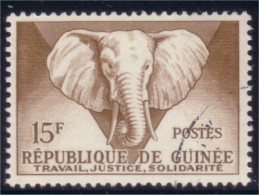 470 Guinee Elephant Elefant Elefante Olifant Norsu (GUF-87) - Elefantes