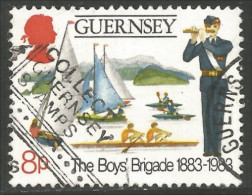 468 Guernsey Centenary Boys Brigade Aviron Voilier Sailing Boat Rowing Kayak (GUE-90) - Ships