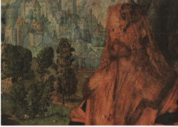 Germany Deutschland 1971 Albrecht Durer, German Painter, Artist, Bildnis, Ausschnitt Aus Dem "Rosenkranzest", Nurnberg - Postcards - Used