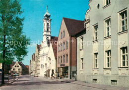 43350030 Aichach Stadtplatz Mit Spitalkirche Aichach - Aichach