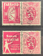 België, 1929-32, PU38/39, Gestempeld ANTWERPEN-ANVERS, OBP 18€ - Gebraucht