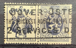 België, 1929-32, PU49, Met Vlagstempel DOVER-OSTEND, OBP 42€ - Usados