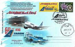 2014 -60 YEARS ''TAROM'' COMPANY - Cartas & Documentos