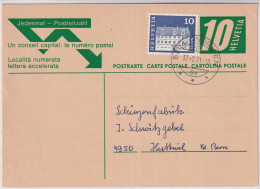 Postkarte 198x Gelaufen Von Endingen Nach Huttwil - Enteros Postales