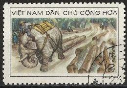 North Vietnam 1969 - Mi 571 - YT 631 ( Elephant ) - Elefantes