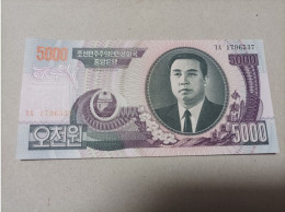 Billete Corea Del Norte, 5000 Won, Año 2002, UNC - Korea, Noord