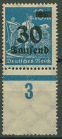 Deutsches Reich 1923 Freimarke Mit Anhängendem Leerfeld 284 L Postfrisch - Ongebruikt