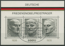 Bund 1975 Nobelpreisträger Block 11 ESST Bonn Gestempelt (C98620) - Altri & Non Classificati