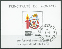 Monaco 1984 Int. Zirkusfestival Monte Carlo Block 27 Gestempelt (C91382) - Blocks & Sheetlets