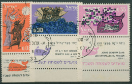 Israel 1963 Jüdische Festtage Buch Jona 287/89 Mit Tab Gestempelt - Oblitérés (avec Tabs)