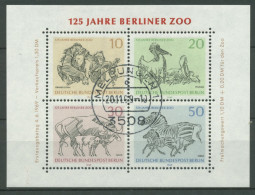 Berlin 1969 125 Jahre Berliner Zoo Block 2 Gestempelt (C99002) - Blocchi