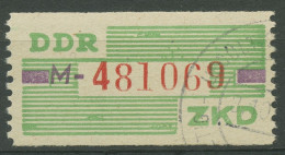 DDR 1959 Wertstreifen Für Den ZKD 24 M Gestempelt Ungültig - Autres & Non Classés